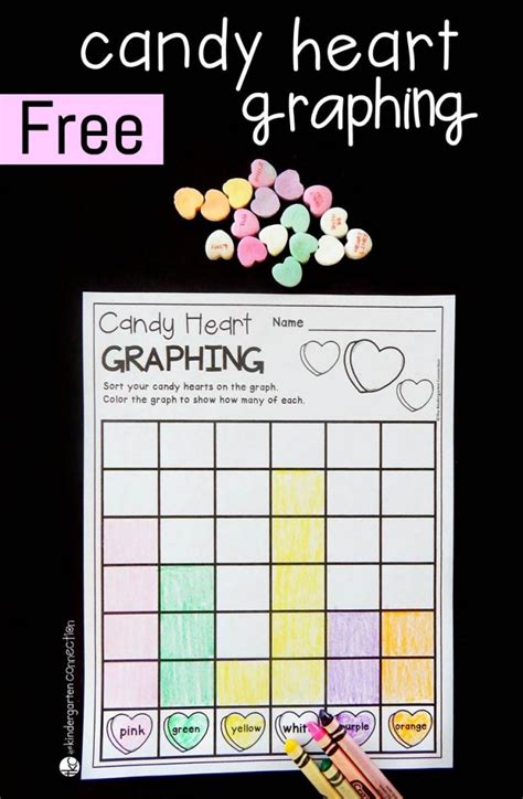 Valentine Candy Heart Graph Printable